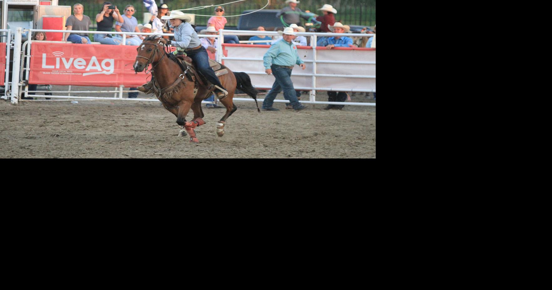 Buffalo Bill Rodeo: Callaway's Morgan Kessler competes in women's ...