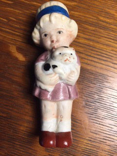 Details about   Vintage Miniature All Bisque 2” Japan Frozen Charlotte Charlie Boy Doll 