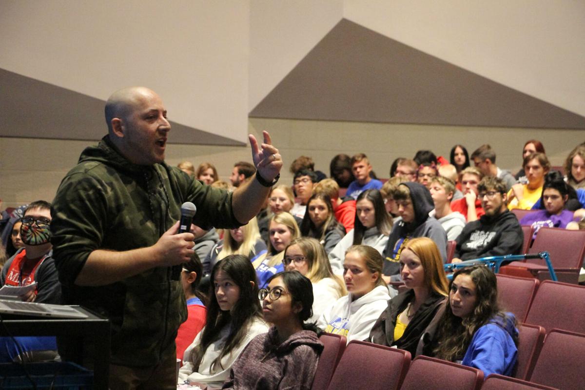 'There's always another choice': Man who survived jump off Golden Gate Bridge speaks to North Platte High School