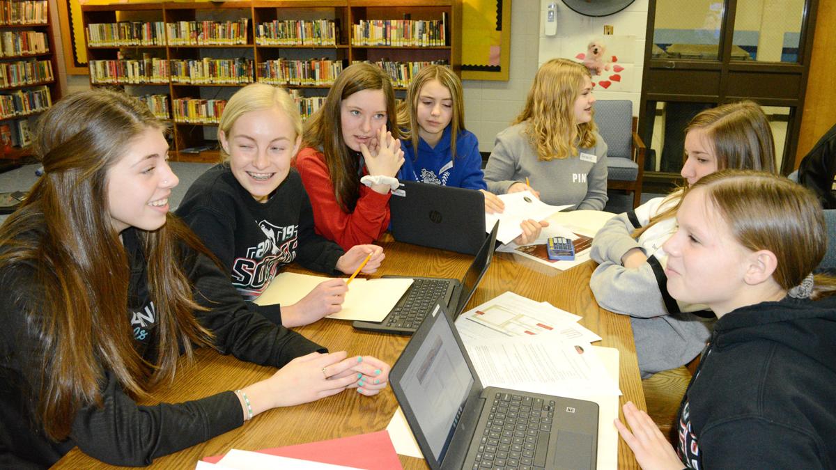 Adams Middle School students travel to Mars in problem-solving simulation