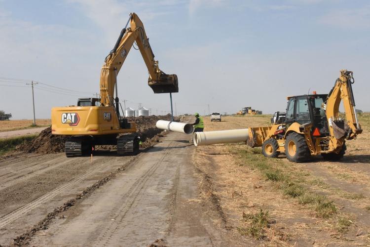 Water delivered at the surface results in groundwater below