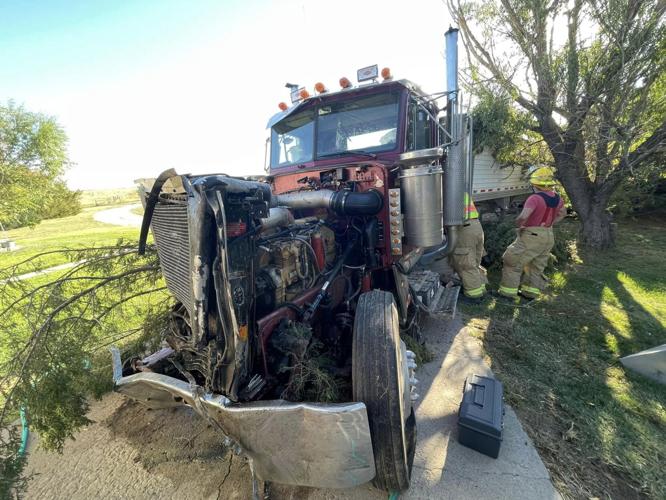 3 children taken to regional trauma centers after school bus, semi collision in Chase County