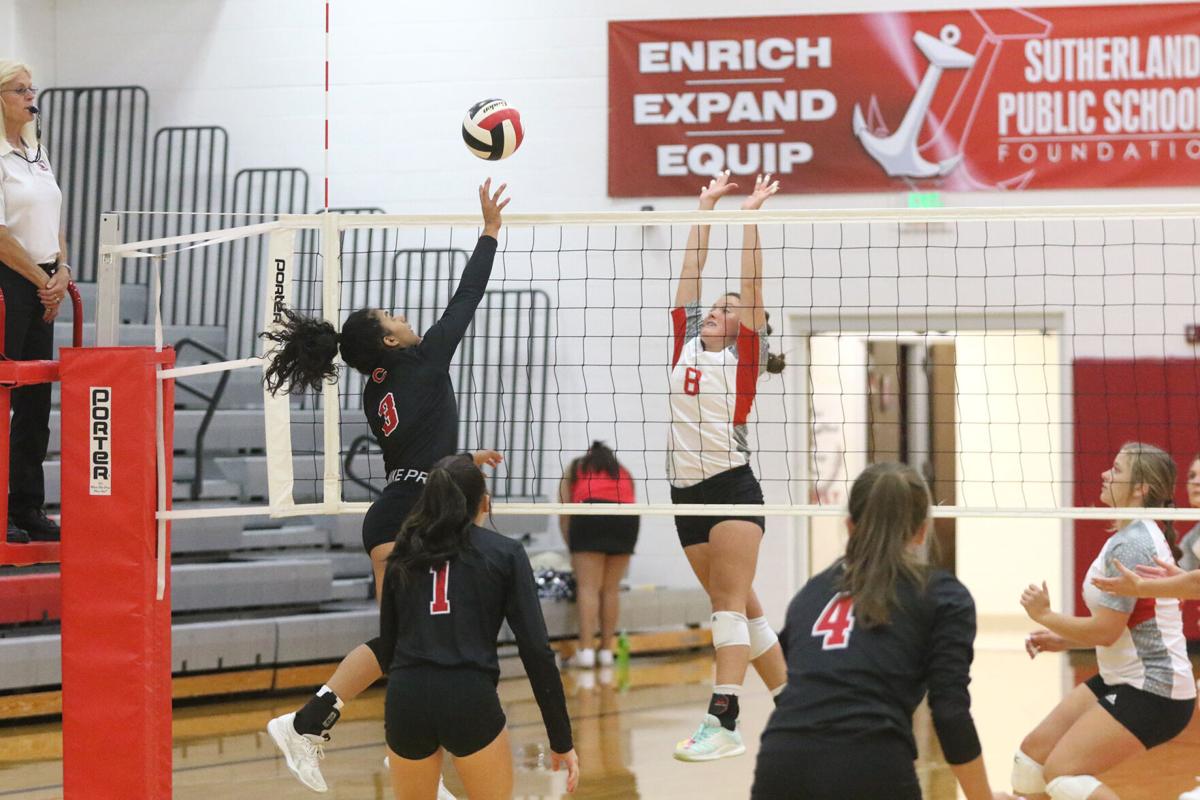 Sutherland volleyball defeats Cozad, Maxwell at home Tri