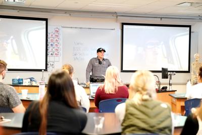 NGPC expert speaks to biology class