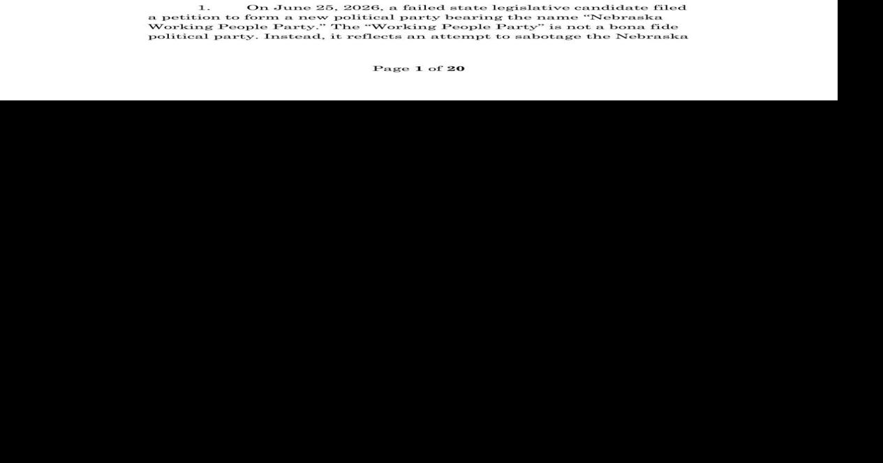 PDF of Democratic lawsuit against Working People Party