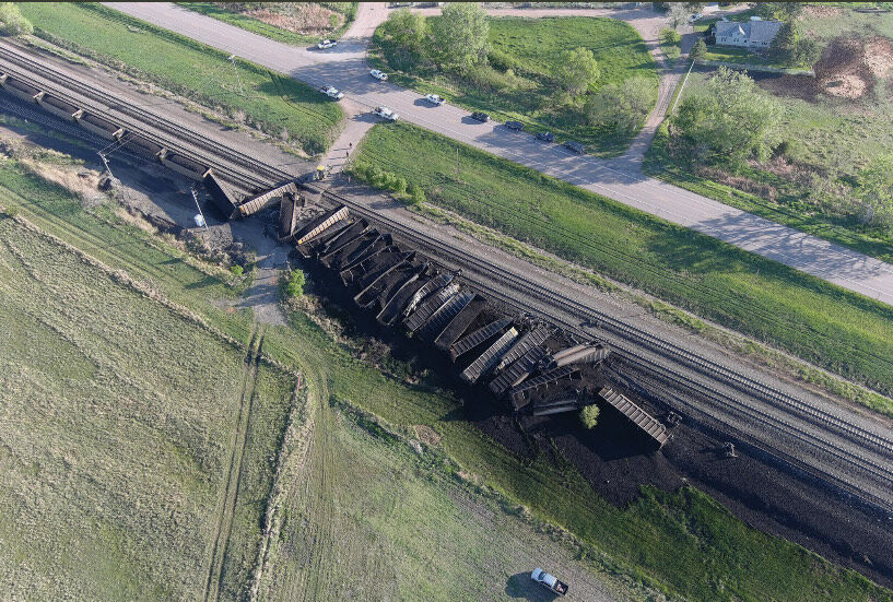 Union Pacific coal train derails near Gothenburg