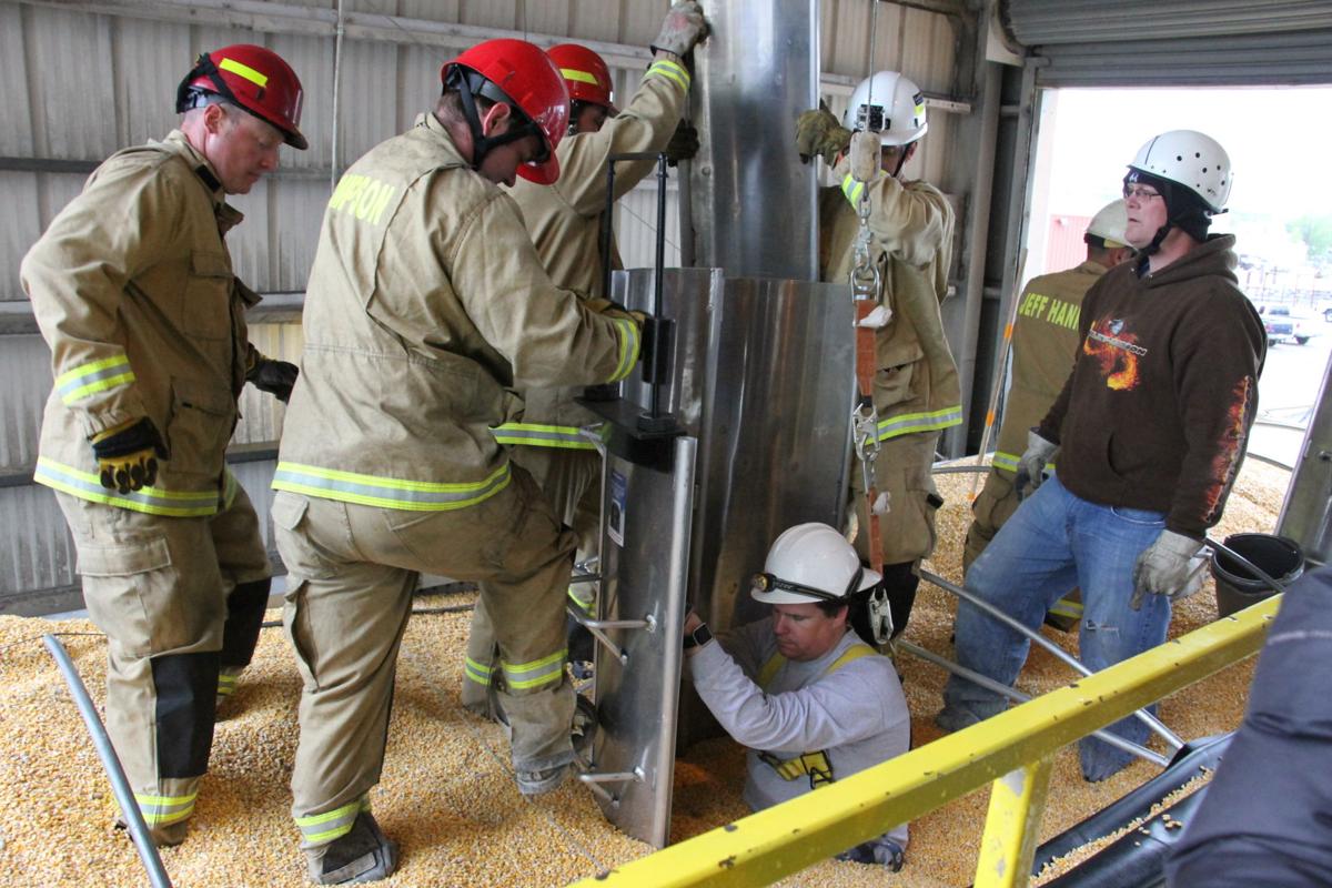 Fire department receives equipment for grain bin rescues