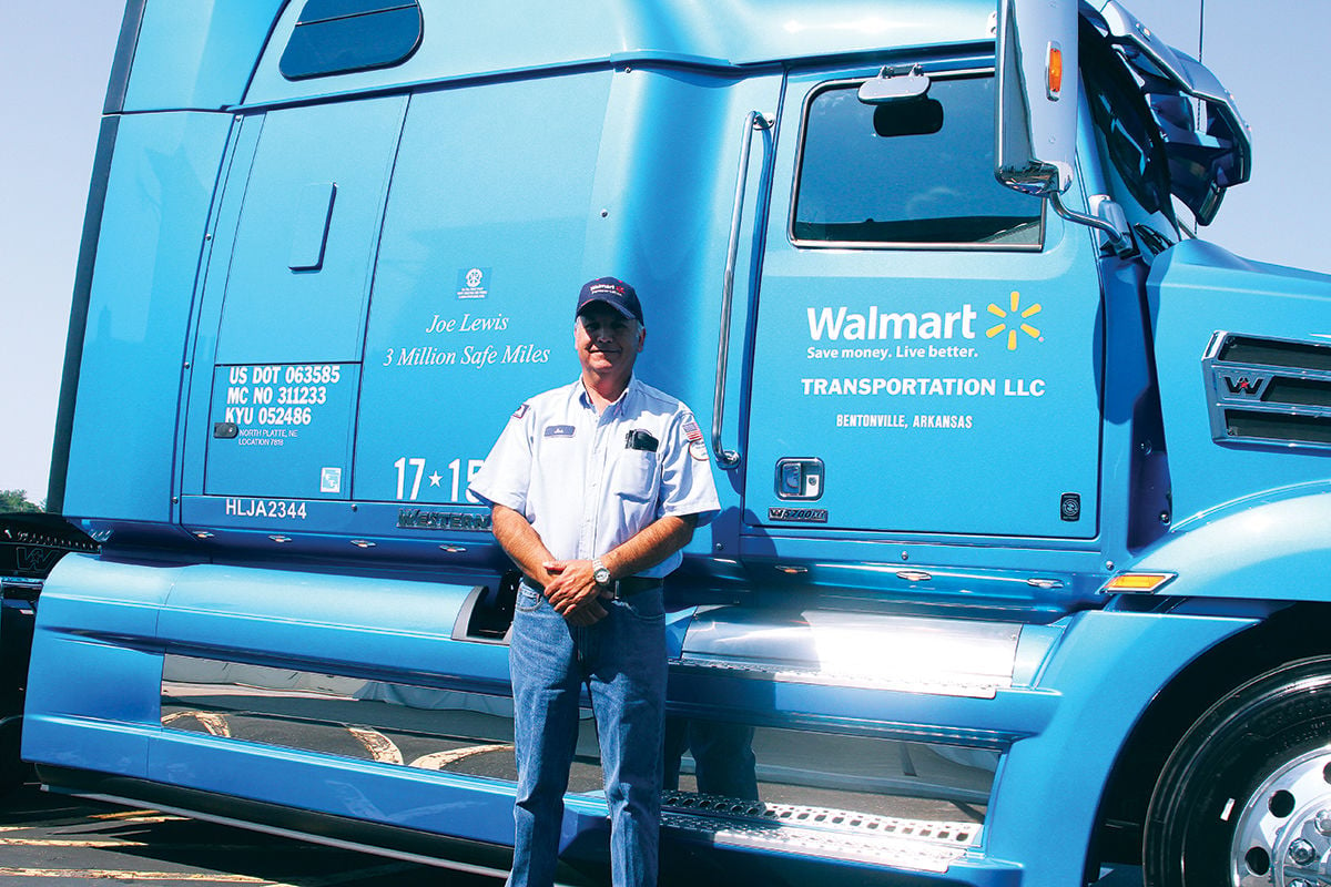 Sutherland Wal Mart truck driver makes 3 million safe miles