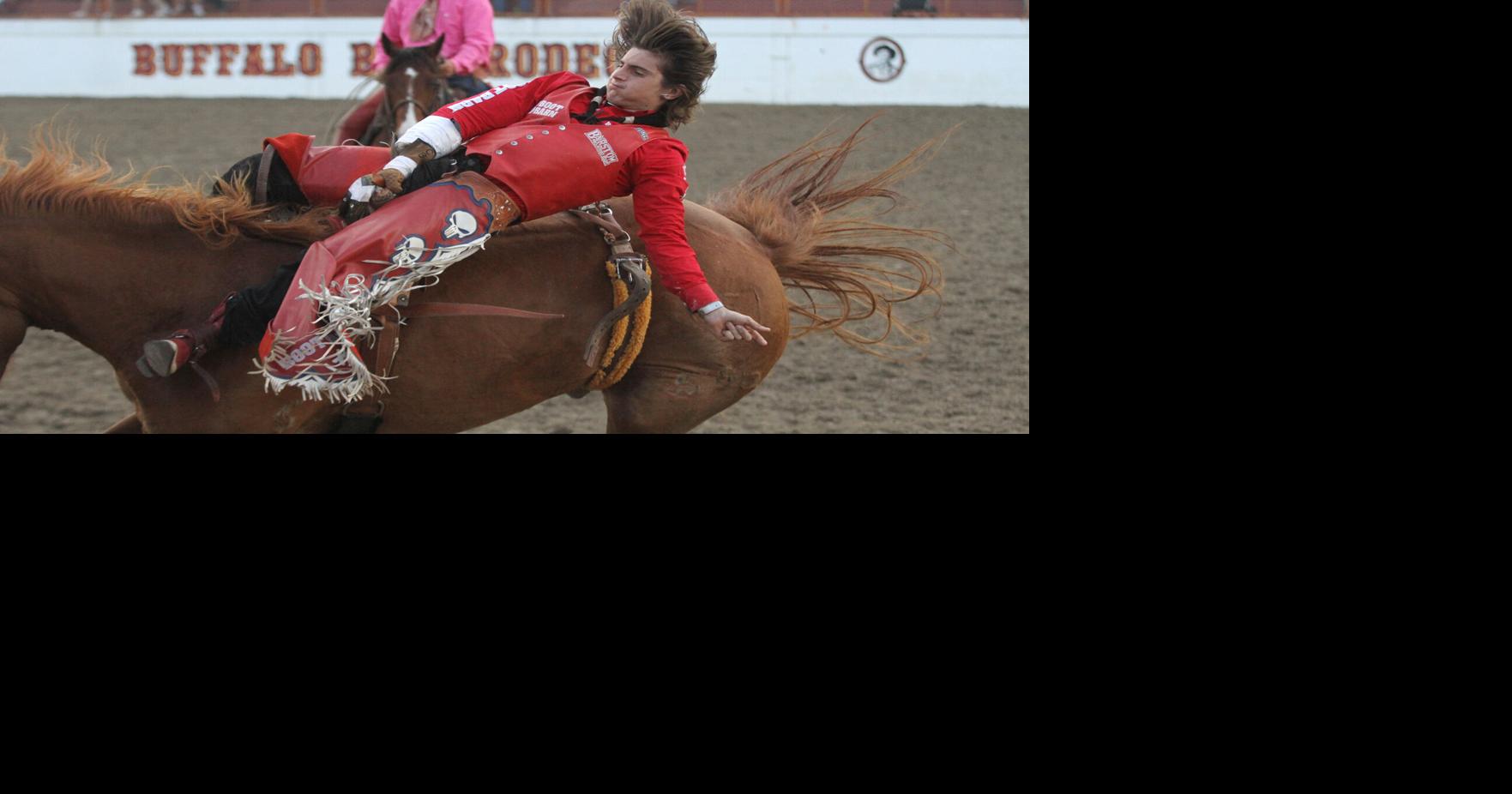 Rocker Shane Steiner takes bareback riding lead on second night of ...