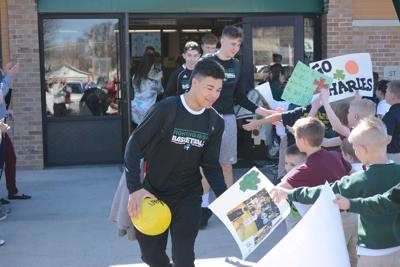 Fans Rally Send Off St Patrick High School Boys Basketball Team Despite Disappointing Decision To Restrict Game