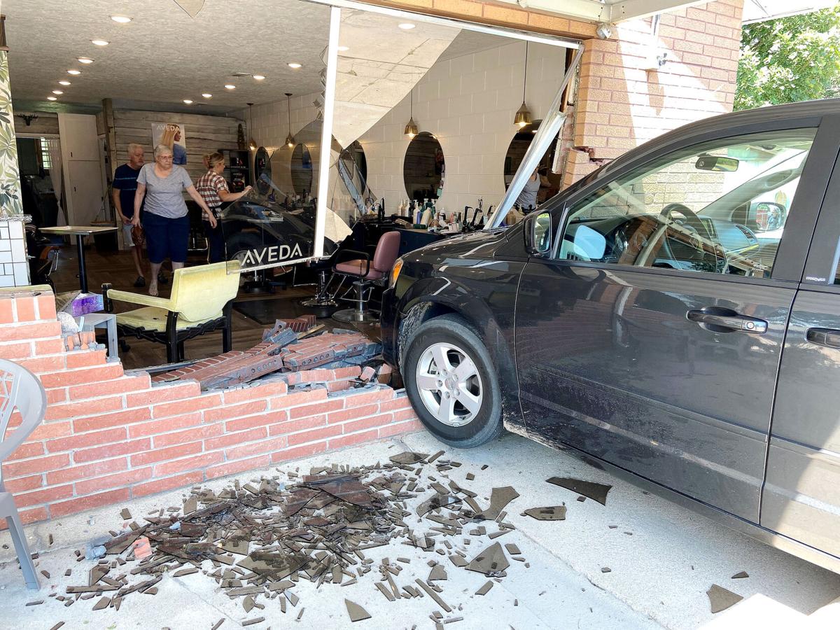 Vehicle crashes through front of North Platte salon