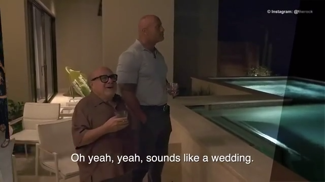 The Rock, Danny DeVito Crash a Wedding in Mexico: Watch