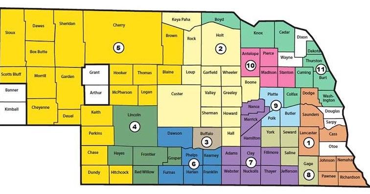 Nppd Service Map Pillen to fill board vacancy in western Nebraska’s NPPD Subdistrict 5