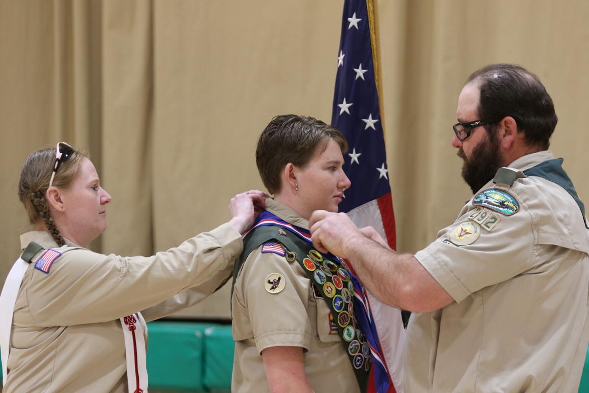 St. Pat's graduate becomes first female Eagle Scout in Overland Trails Council