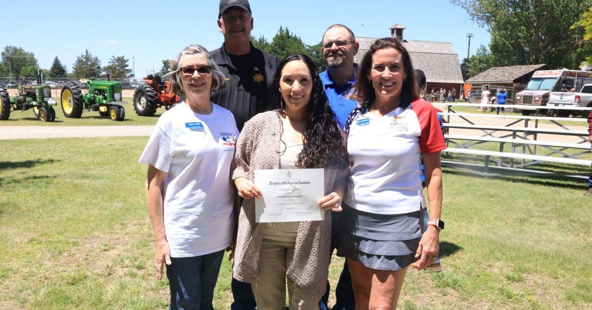 TinaMaria Fernandez honored by Sioux Lookout Chapter