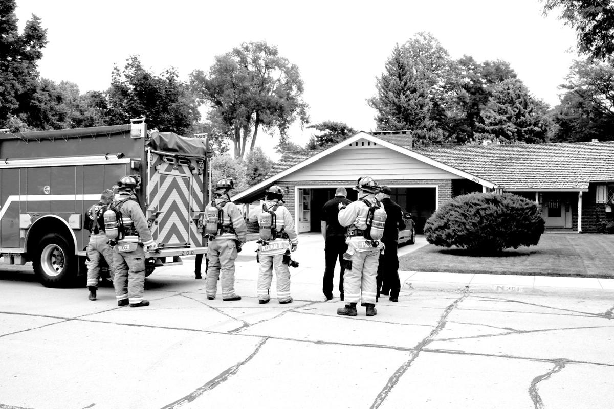 Burnedout light causes smoke