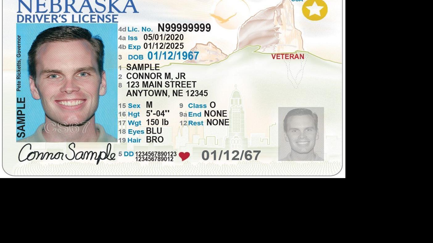 Nebraska DMV unveils new driver's license in first redesign since 2009