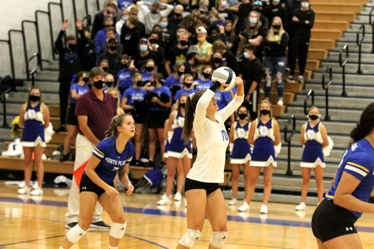 North Platte volleyball sweeps Gering
