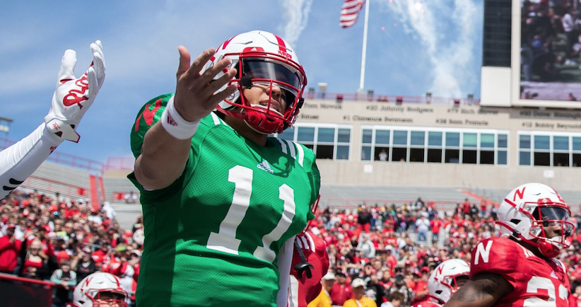 Texas transfer Thompson opens spring as Nebraska's No. 1 QB - The