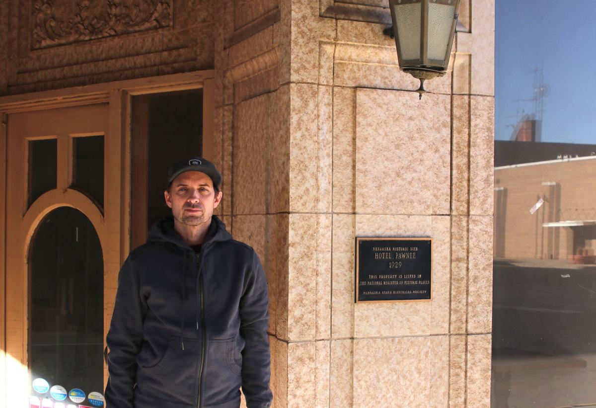 After being delayed by pandemic, Hotel Pawnee's owner is in town with a plan for action