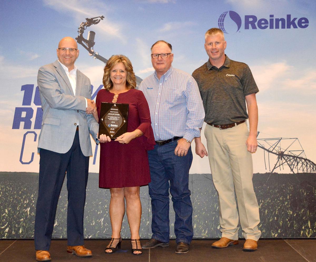 Reinke recognizes Electric Rain, J&K Irrigation with Diamond Pride award