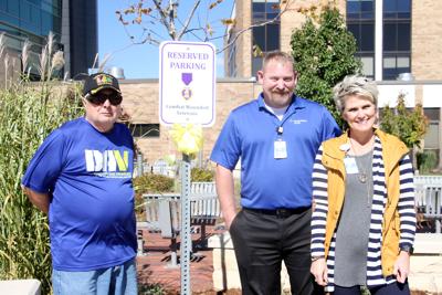 connect nptelegraph veterans designated gph parking spot