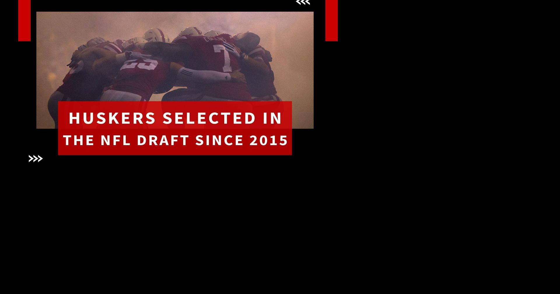 Huskers selected in the NFL draft since 2015