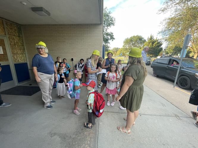 McDonald the new school year with hard hats