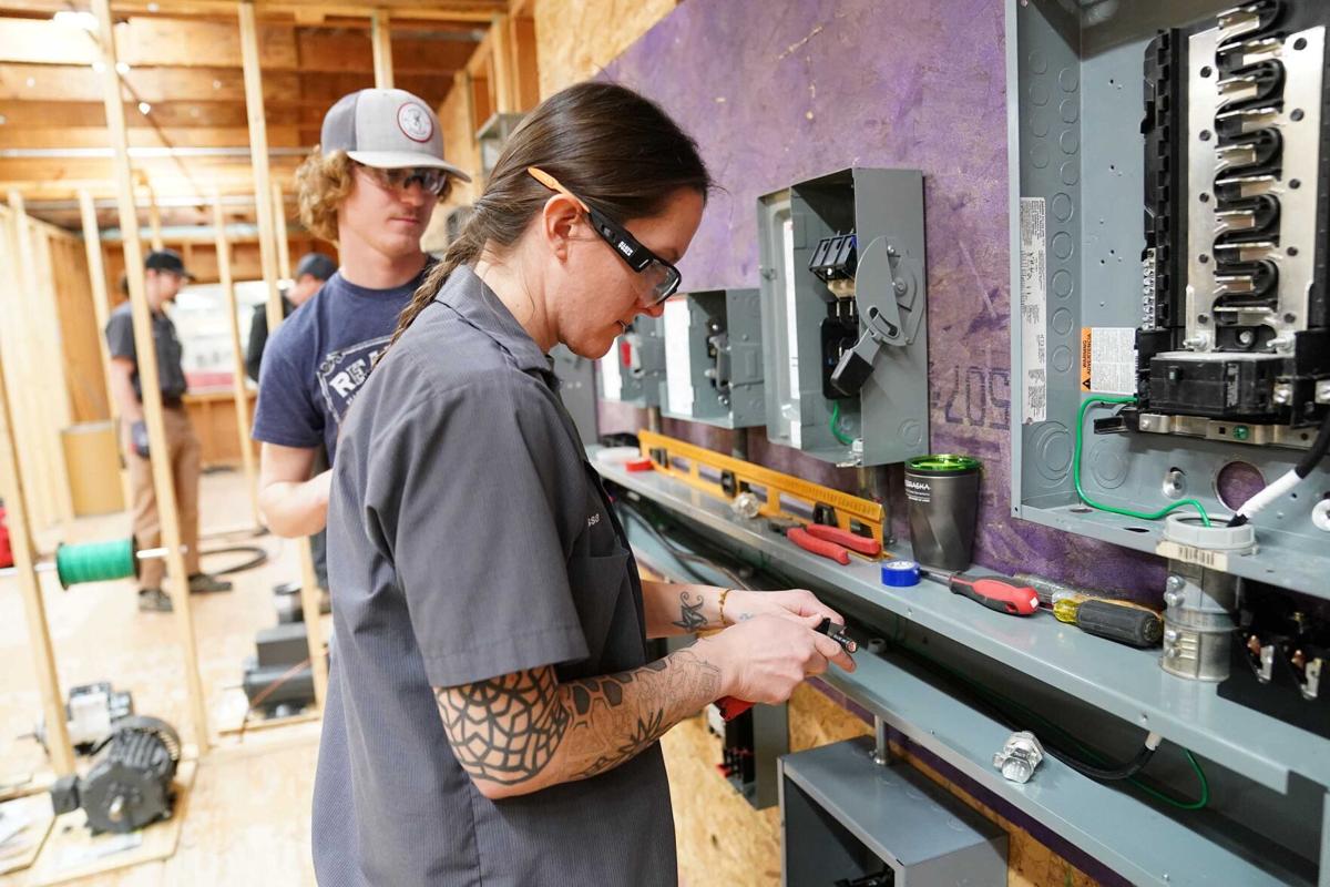 North Platte Community College teaching the technical details of grain