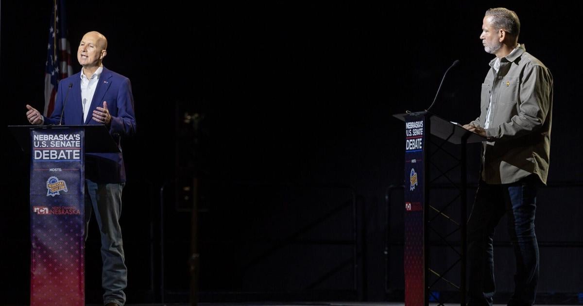 Ricketts, Osborn debate tariffs, immigration, Medicaid at Nebraska State Fair