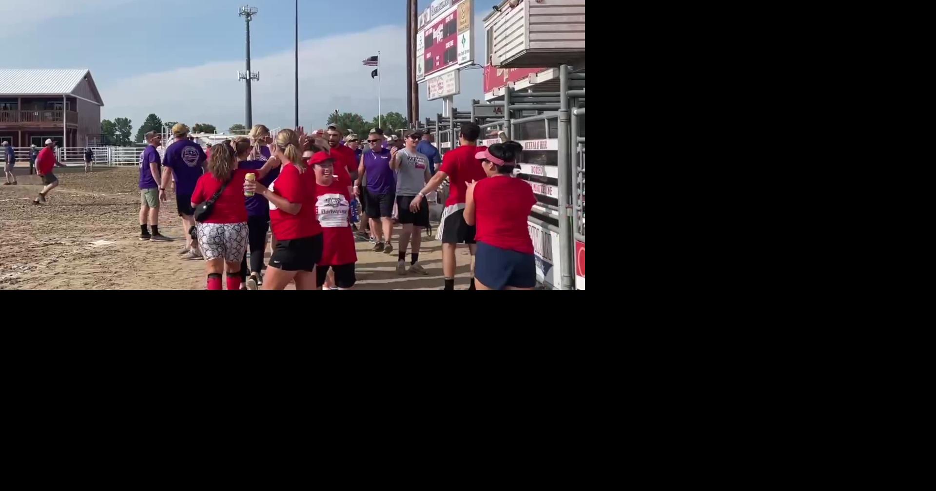 Teams compete at Nebraskaland Days cowboy kickball