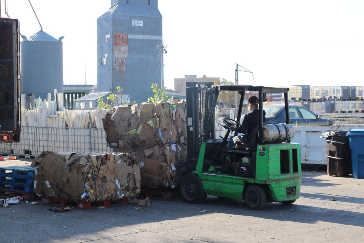 sites \'yellow public drop-off add for begin out more phase to top\' will bins, City