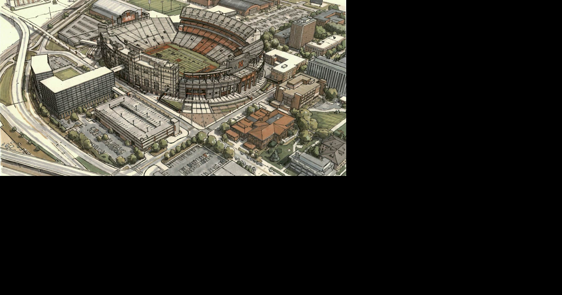 Nebraska Athletics proposed relocating convention center to near Memorial Stadium