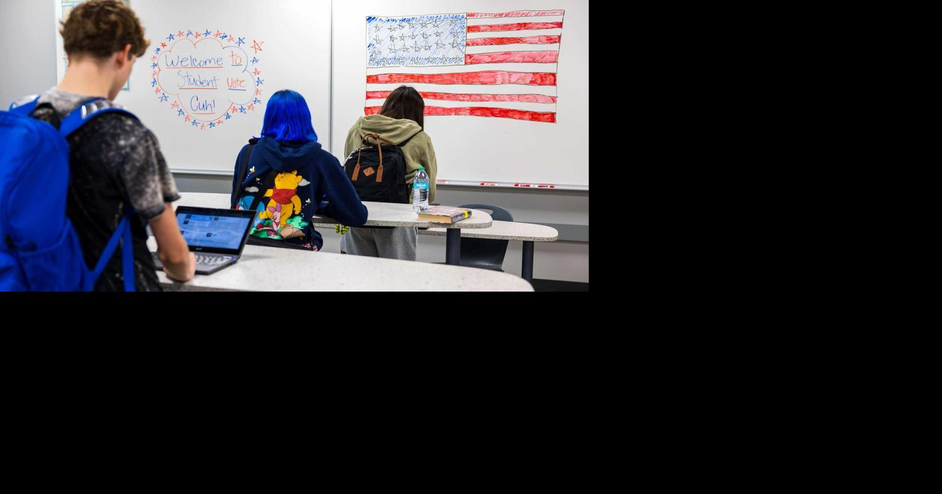 Lincoln Northeast students hold mock midterm election vote