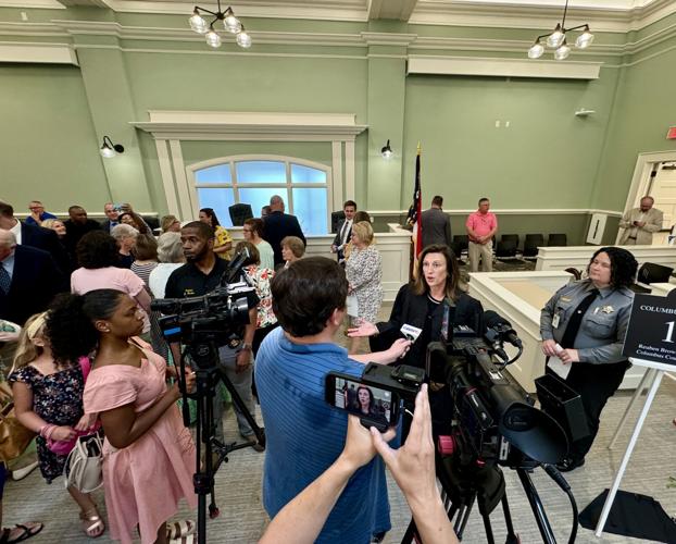 Historic courthouse dedicated. Visitors’ verdict ‘just beautiful