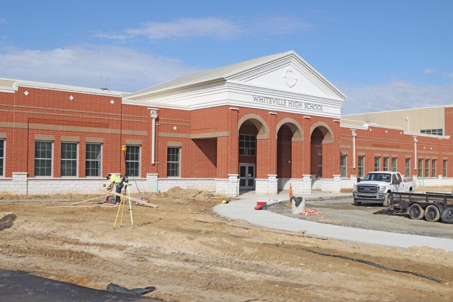 FIRST LOOK Teachers tour new Whiteville High School building