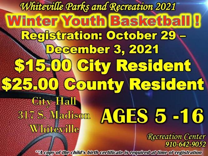 Whiteville and West Columbus youth basketball registration continues