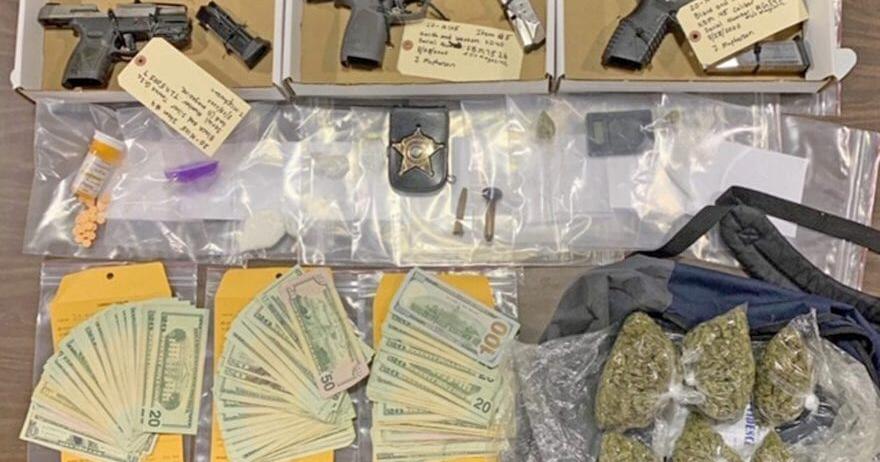 Five charged with drugs offenses following search of home | News ...