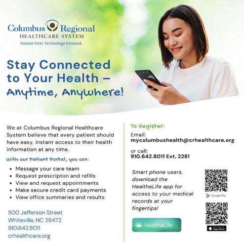 CRHS Stay Connected to Your Health