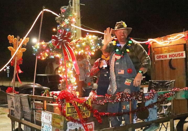 No sleigh in sight Santa visits Fair Bluff on pink fire engine News