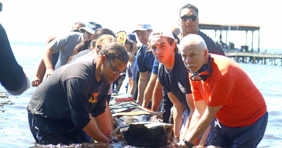 ‘A blessing all around’: Nearly 1000-year-old canoe pulled from Lake ...