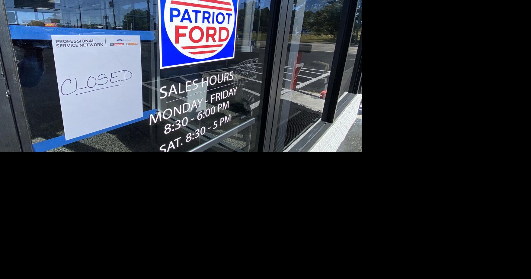 Whiteville Ford dealership closing Business