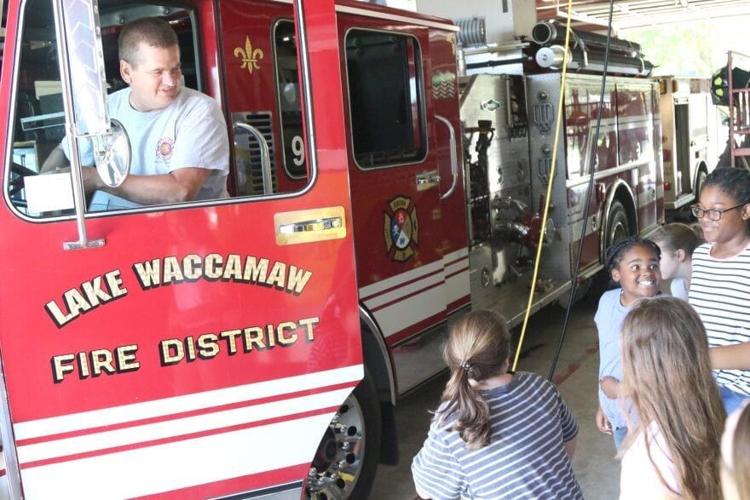 Cooperative Extension’s 4H Camp visits Lake Waccamaw Fire Department