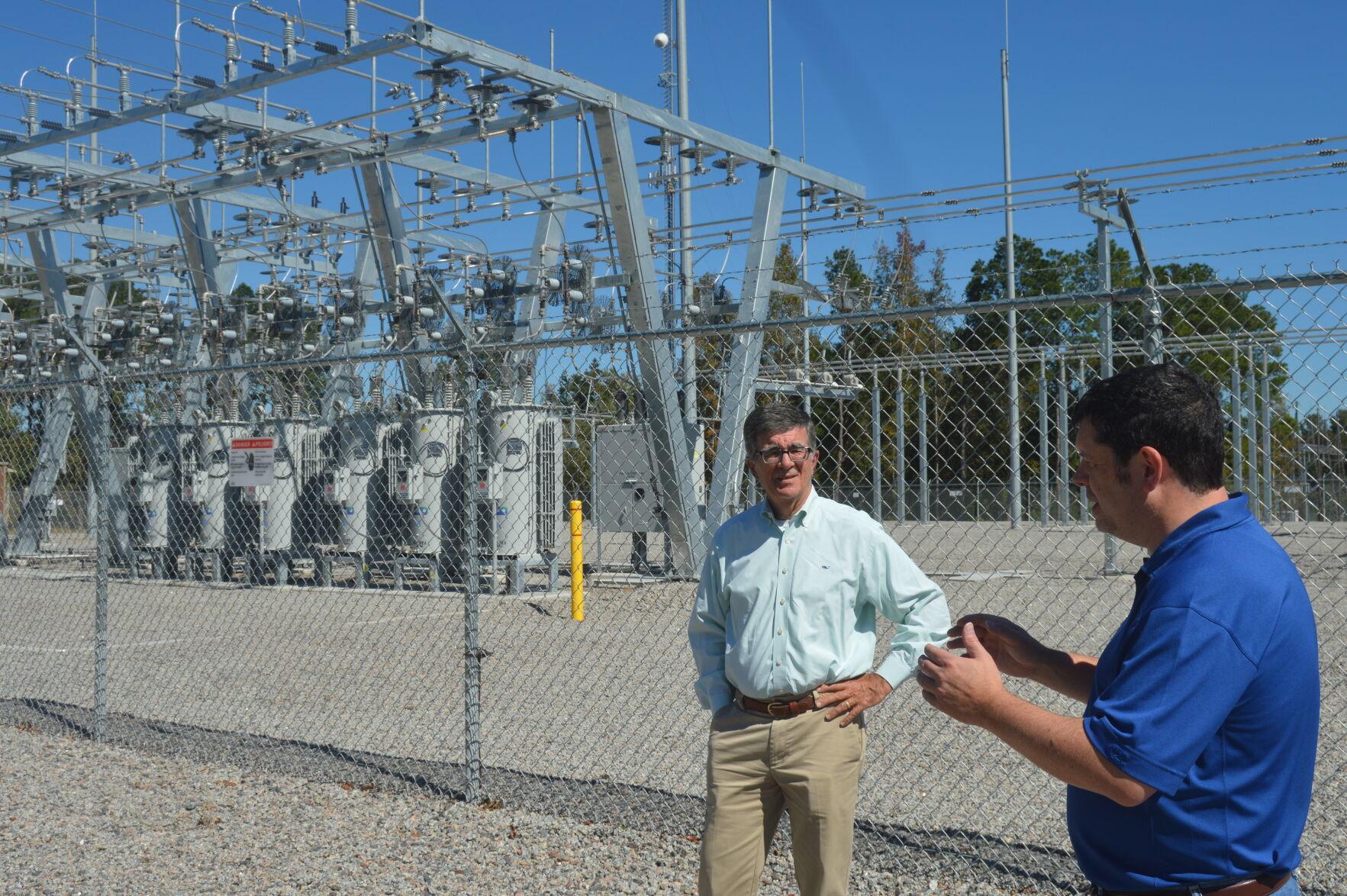Elevated power New Whiteville Duke Energy substation online ahead of schedule News