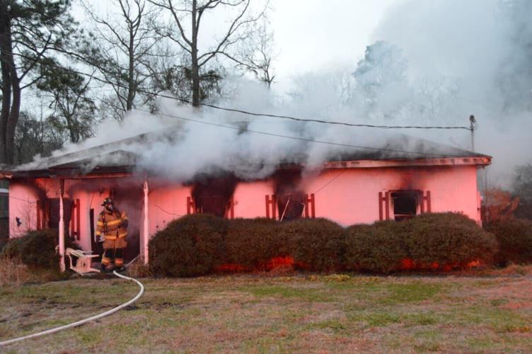 One person hospitalized after fire consumes house in south Whiteville