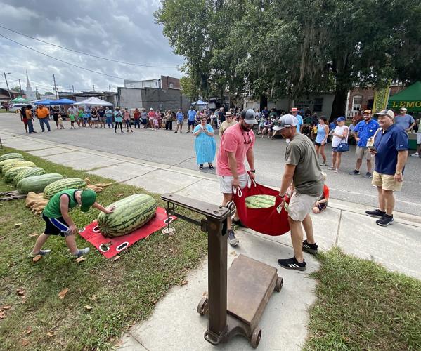 Melon breaks record at Fair Bluff Watermelon Fest weighin News