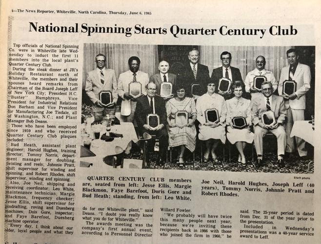 National Spinning leaves a long legacy in Columbus County Business