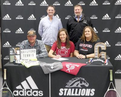 Stallions' Lupo signs to play tennis at Guilford