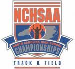 NCHSAA track and field logo image