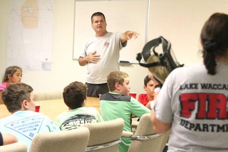 Cooperative Extension’s 4H Camp visits Lake Waccamaw Fire Department